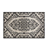 Home Dynamix Cafe Jardin Beige/Black 23.6 in. x 35.4 in. Kitchen Mat