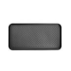 Ottomanson Black 15 in. x 30 in. Polypropylene Utility Boot Tray