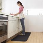 Lavish Home Grey 36 in. x 20 in. Anti-Fatigue Floor Mat