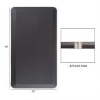 Lavish Home Grey 36 in. x 20 in. Anti-Fatigue Floor Mat