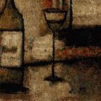 Mohawk Home Wine and Glasses 2 ft. 6 in. x 3 ft. 10 in. Kitchen Rug