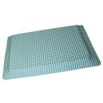 Rhino Anti-Fatigue Mats Reflex Double Sponge Glossy Platinum Raised Domed Surface 24 in. x 36 in. Vinyl Kitchen Mat